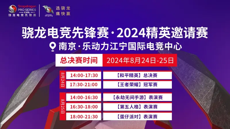 风云际会骁龙电竞先锋赛·2024精英邀请赛线下赛热血来袭再现电竞盛宴！(图2)