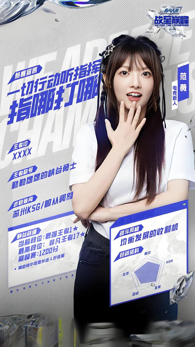 《战至巅峰3》公开全员电竞简历:8月24日首播(图8)