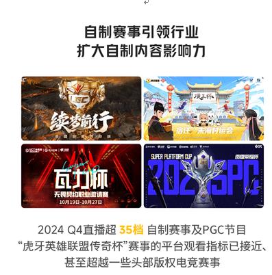 虎牙发布2024年Q4及全年财报：持续积极推进商业化转型构建全面游戏内容和服务平台(图1)